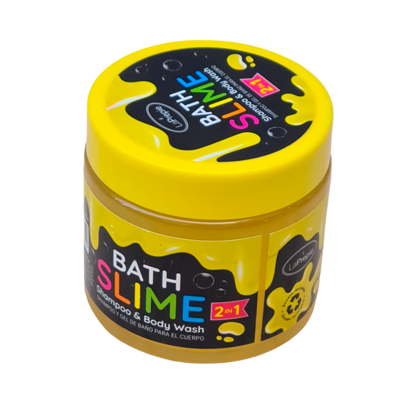 BATH SLIME 2 EN 1 AMARILLO (Shampoo + Gel de baño)