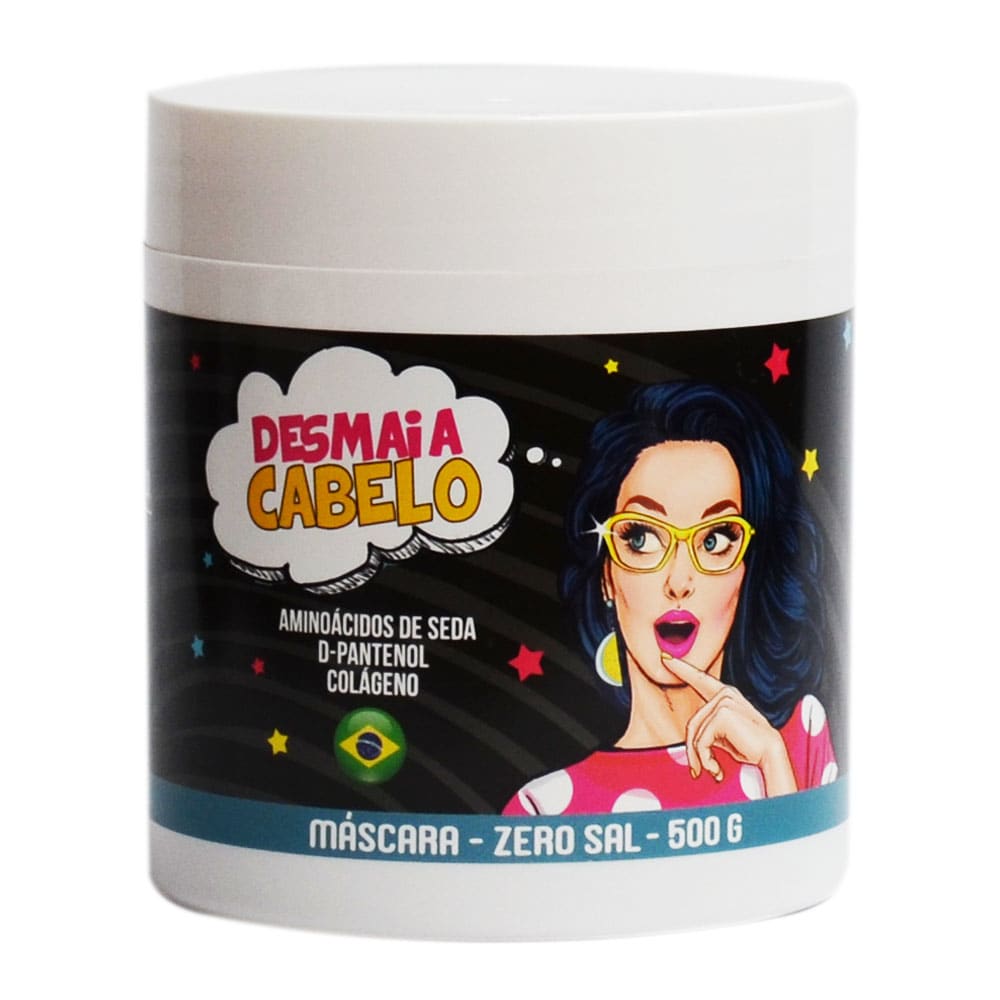 Máscara Capilar Anti Frizz - Desmaia Cabelo - 500g