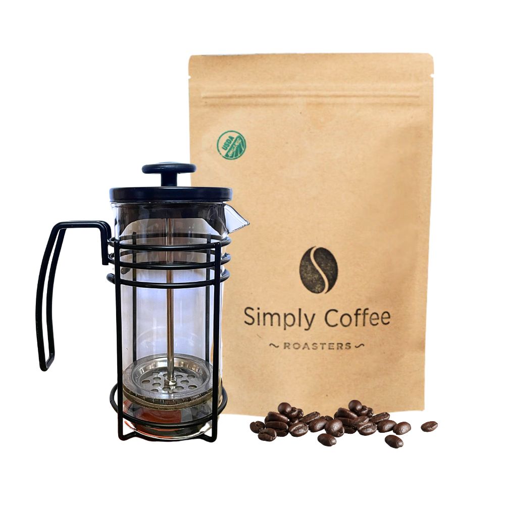 Pack Cafetera Francesa + Café en Grano Molido