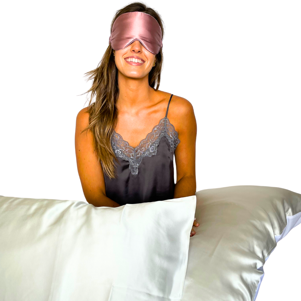 Funda de Almohada Seda Mulberry King 19 mommes