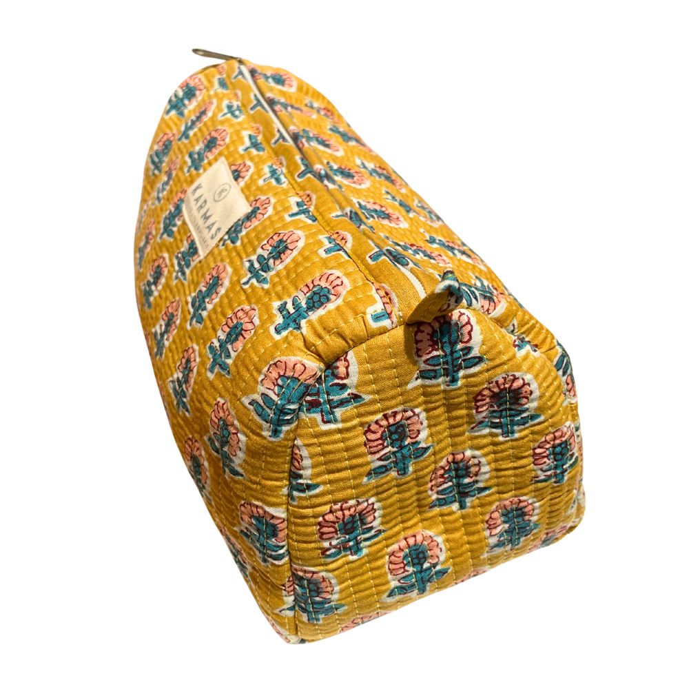 Cosmetiquero / Neceser Algodón Girasol