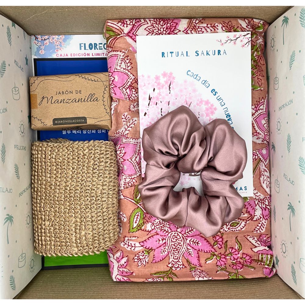 Caja Regalo Florece Edición Limitada bata palo rosa