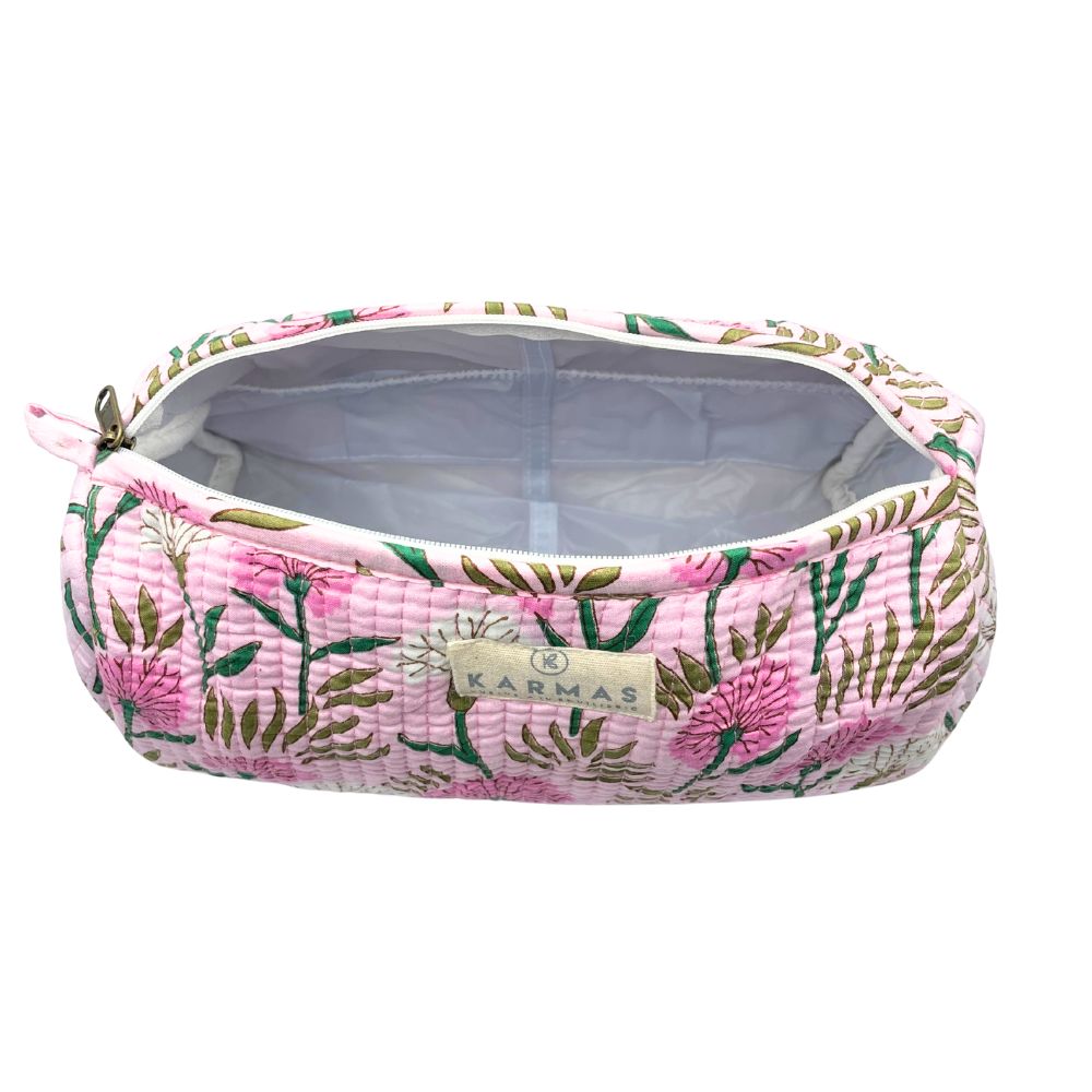 Cosmetiquero / Neceser Algodón Peonía