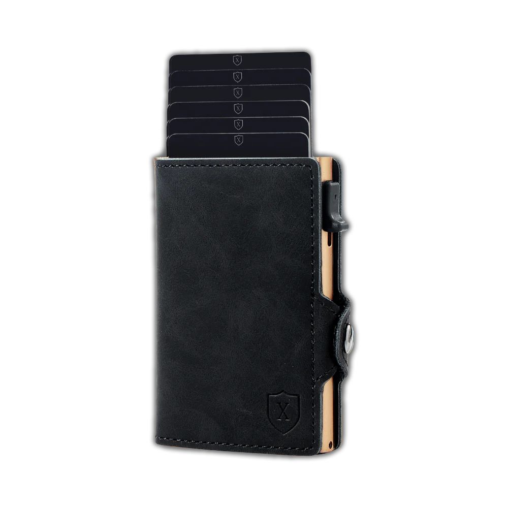 Billetera Deluxe Black & Gold