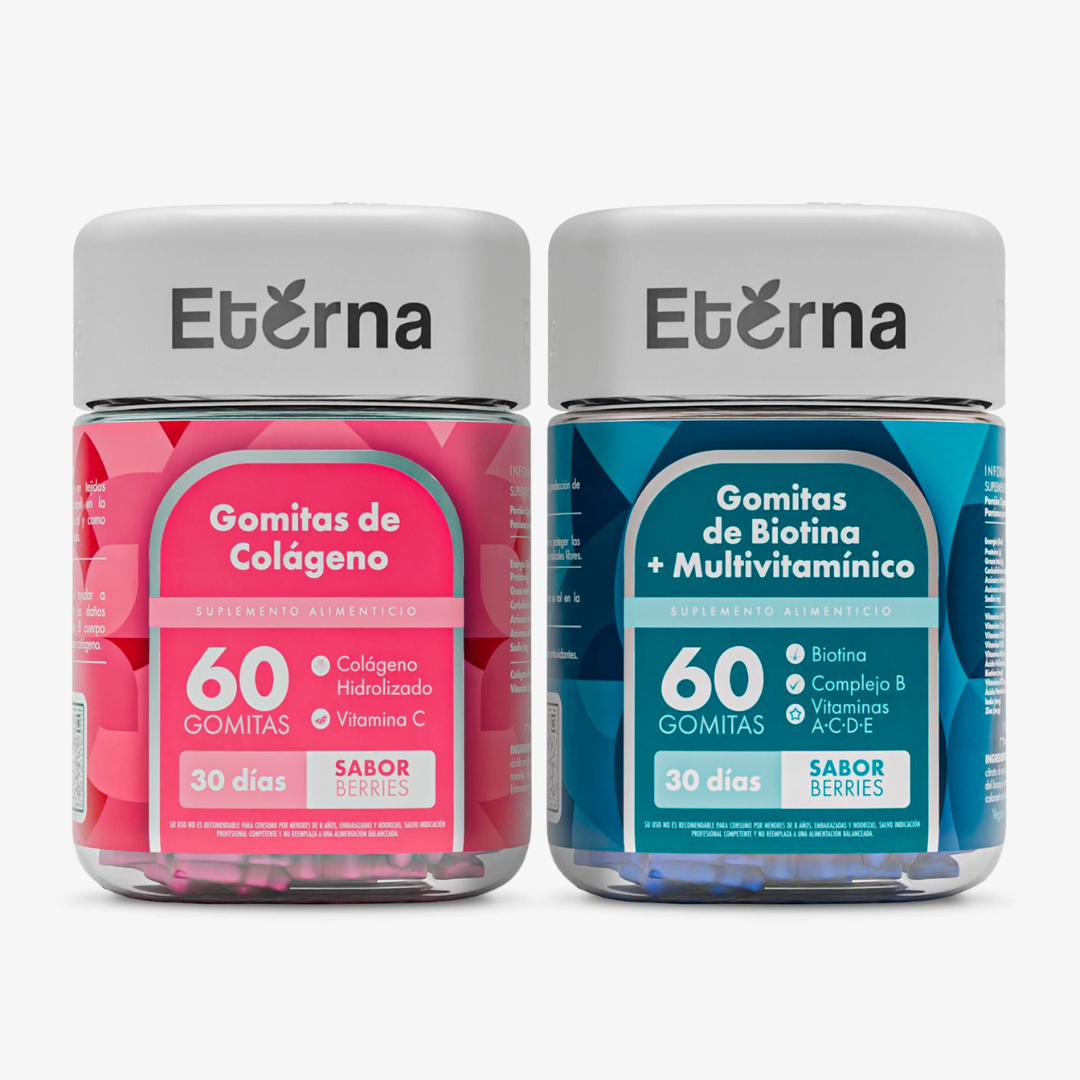 Pack Belleza | Gomitas de Biotina y Colágeno