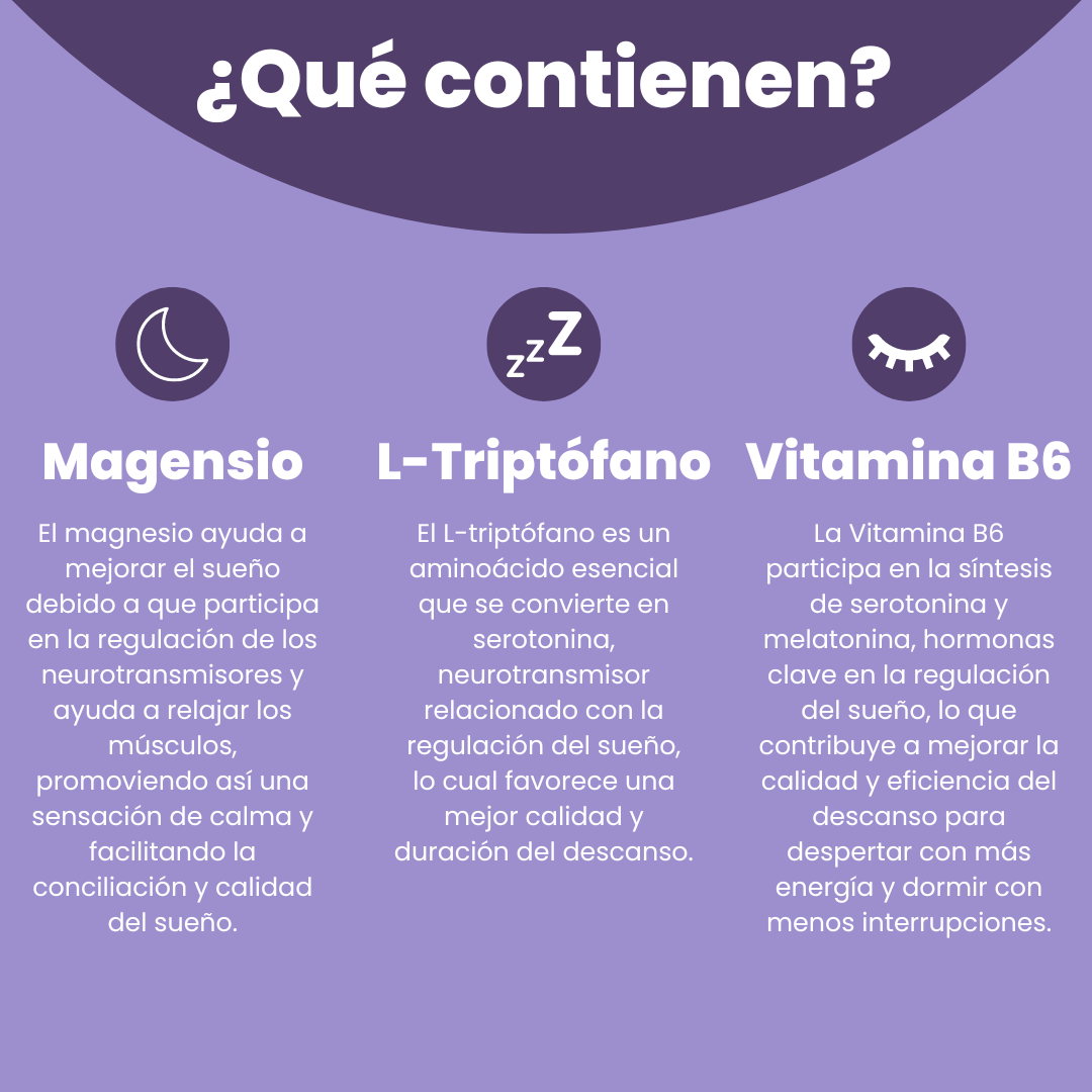 Gomitas Eterna Para Dormir Con L-triptófano, Magnesio Y Vitamina B6:60 Días