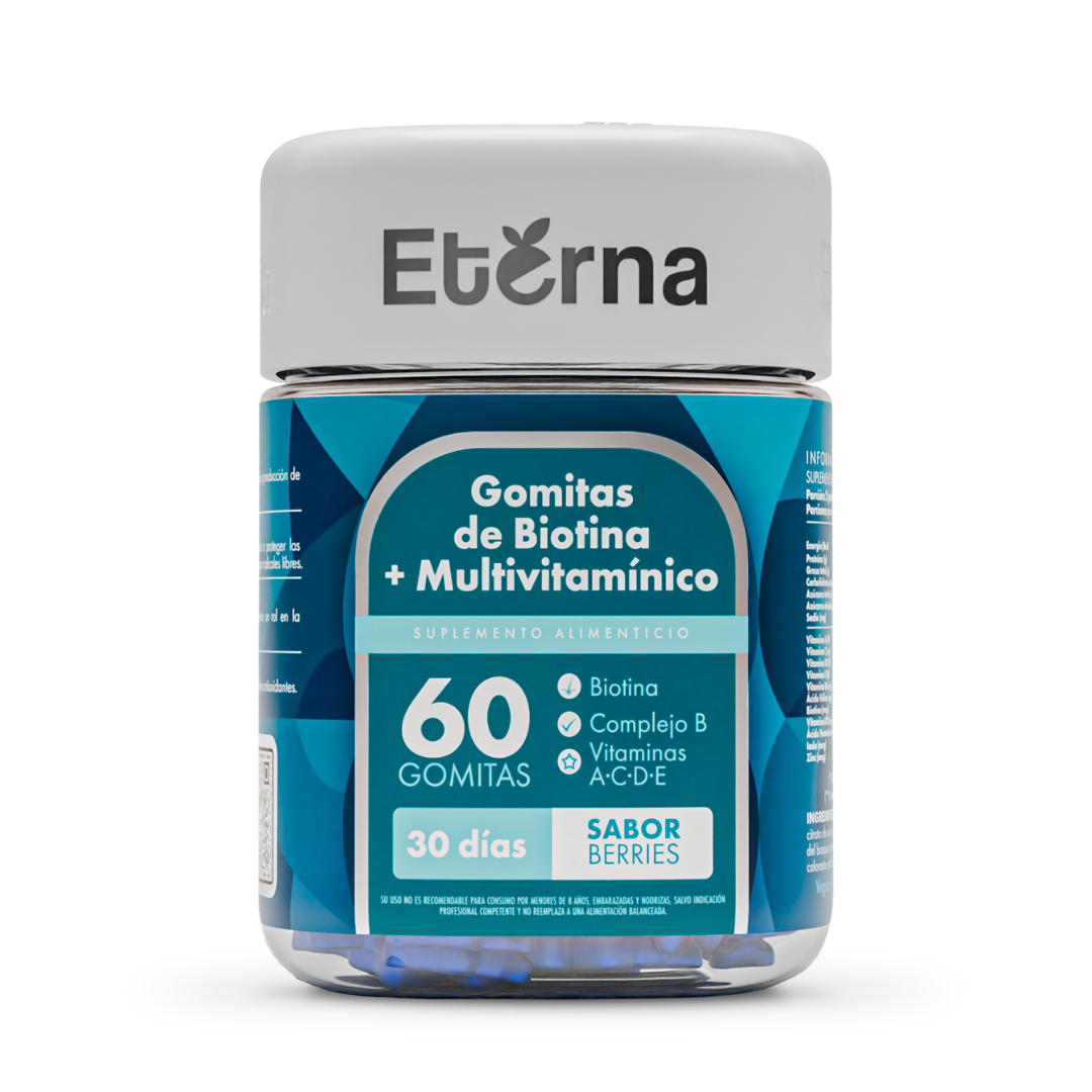 Gomitas Eterna de Biotina y Multivitamínico