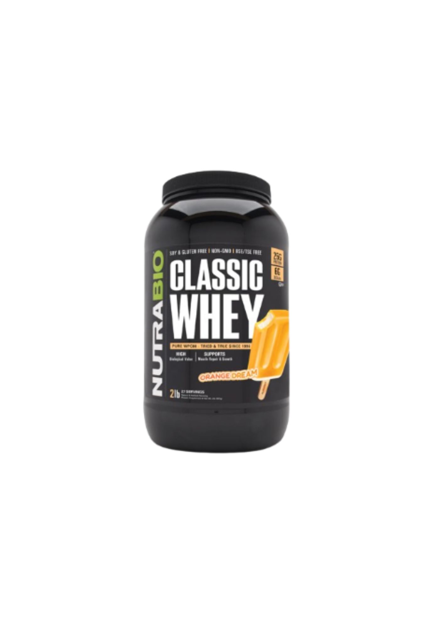 Proteína Nutrabio 2 libras Classic Whey Orange Dream