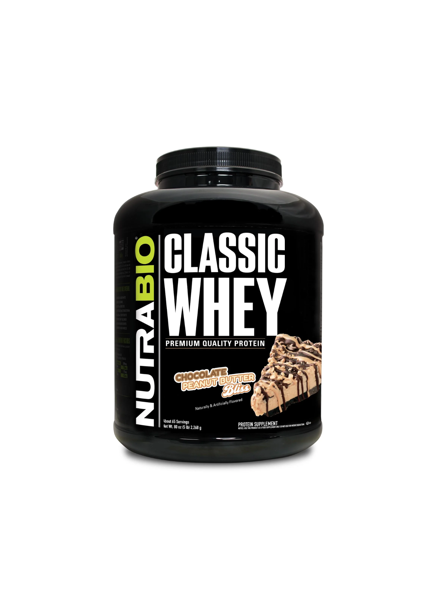 Proteína Nutrabio 5 libras Classic Whey Chocolate Peanut Butter