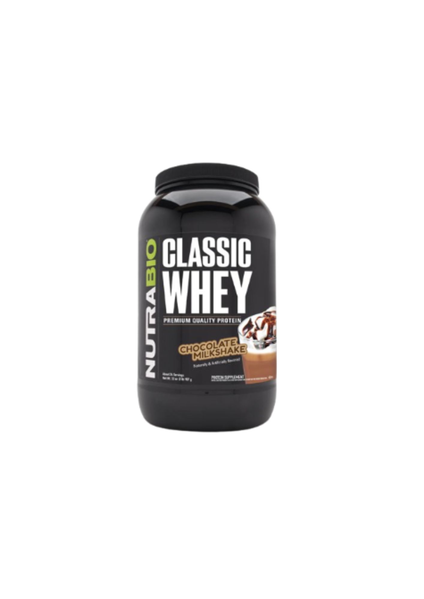 Proteína Nutrabio 2 libras Classic Whey Chocolate Milkshake