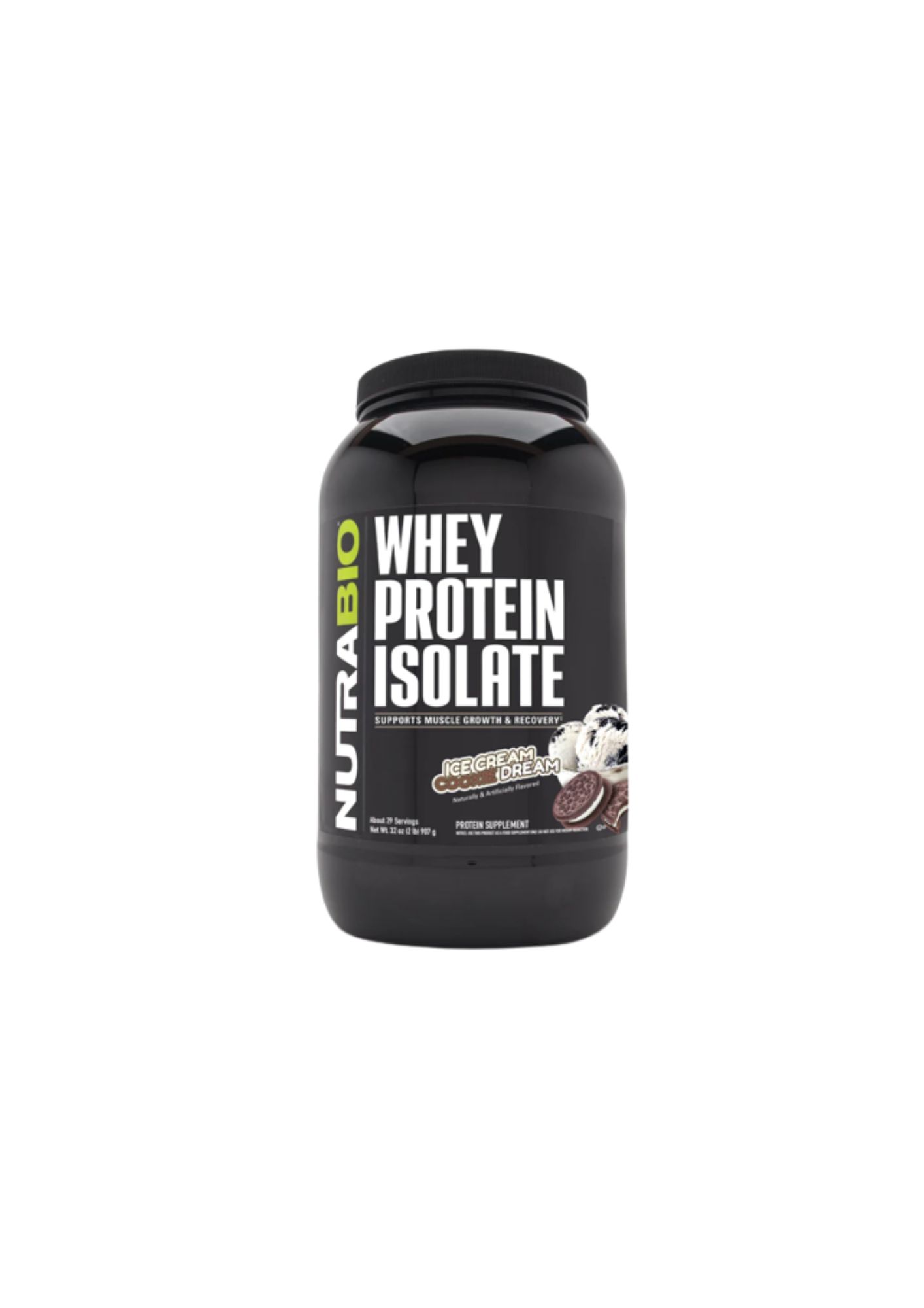 Proteína Nutrabio 2 libras Isolate Ice Cream Cookie Dream