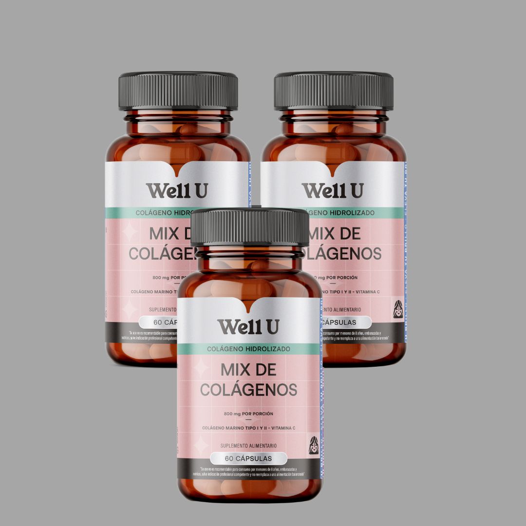 CÁPSULAS - PACK MIX COLÁGENO HIDROLIZADO PARA 3 MESES