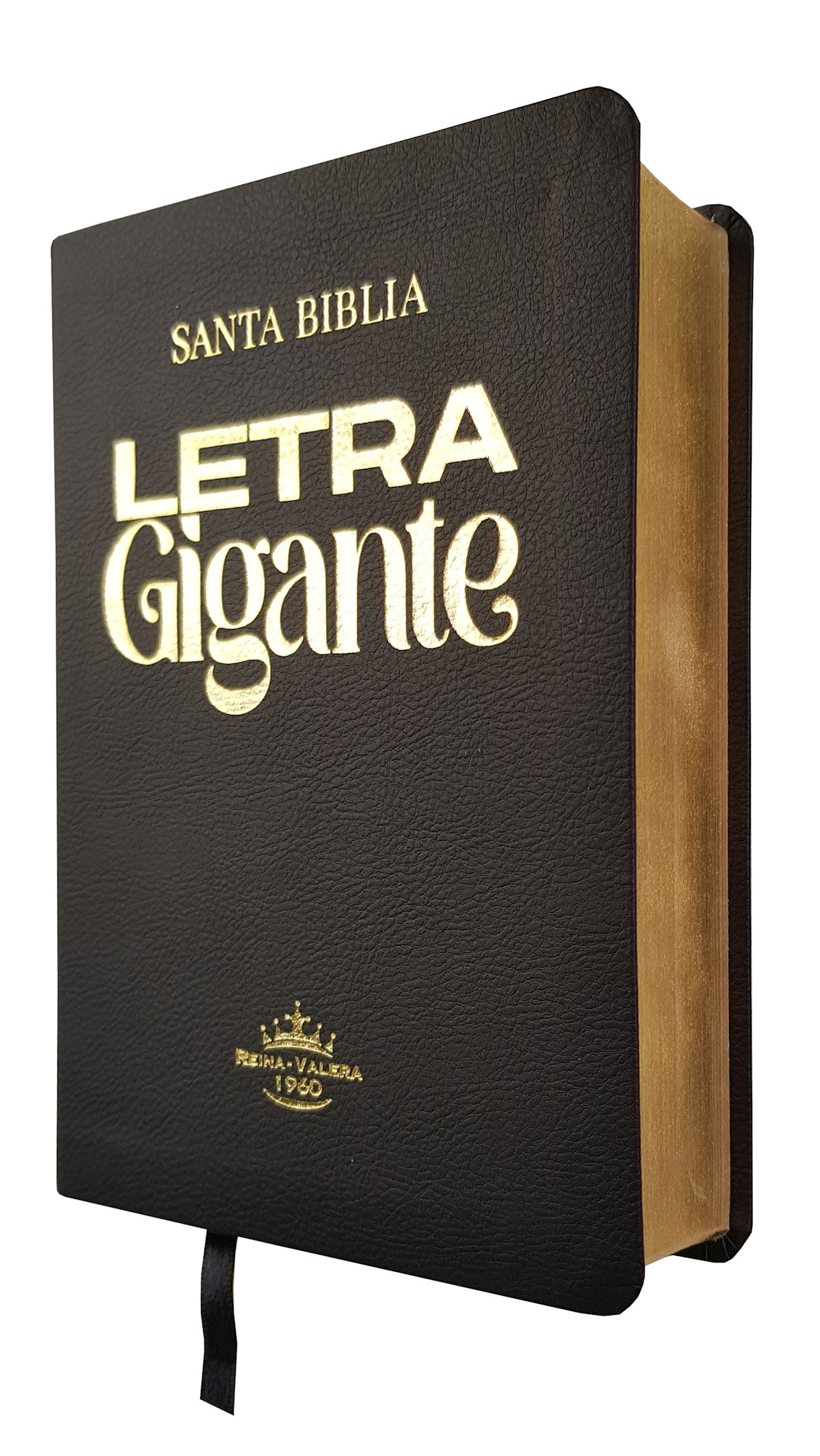 Biblia RVR 1960 Letra Gigante 14 puntos Imitación Piel negra económica