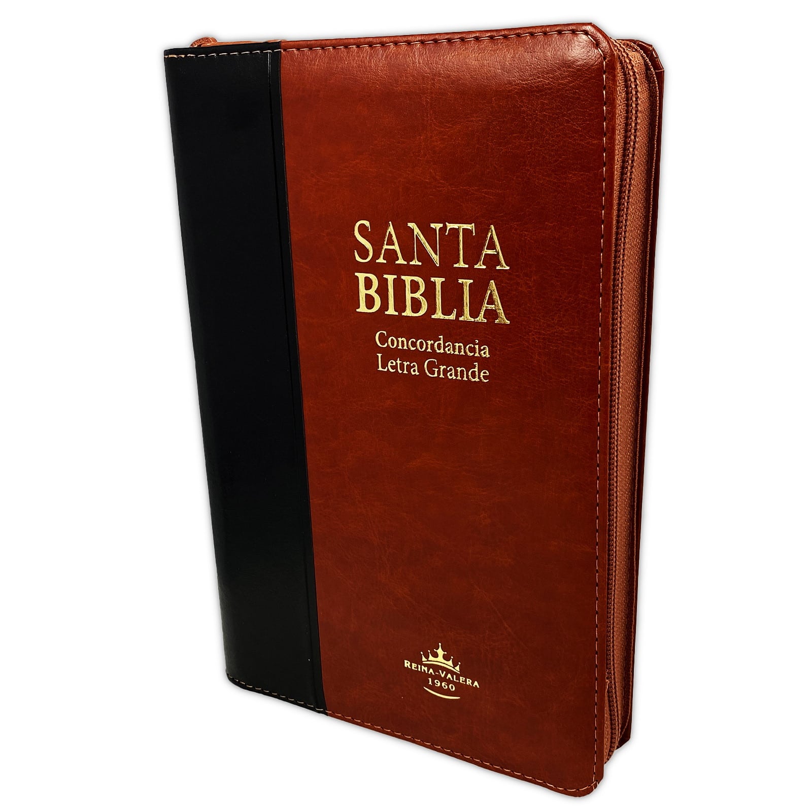 Biblia Reina Valera Bicolor Letra Grande Concordancia Índice Cierre