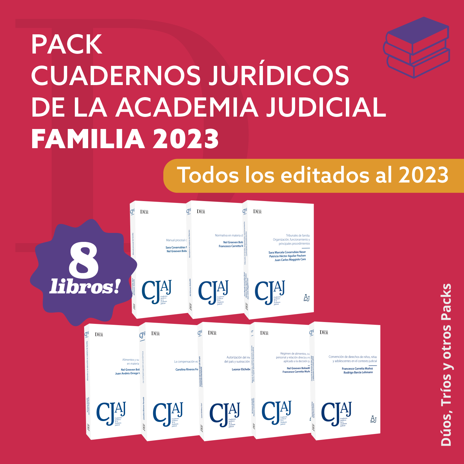 PACK CJAJ FAMILIA 2023  (TODOS LOS EDITADOS AL 2023)