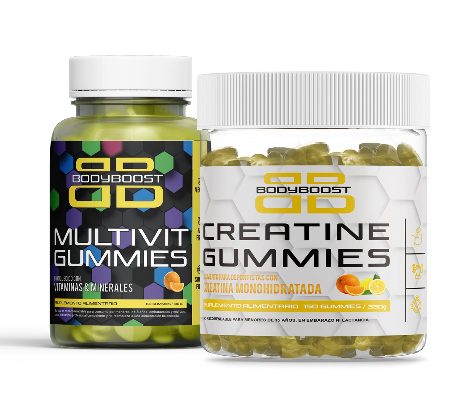 Pack Creatina Limón Naranja + Multivitamínico