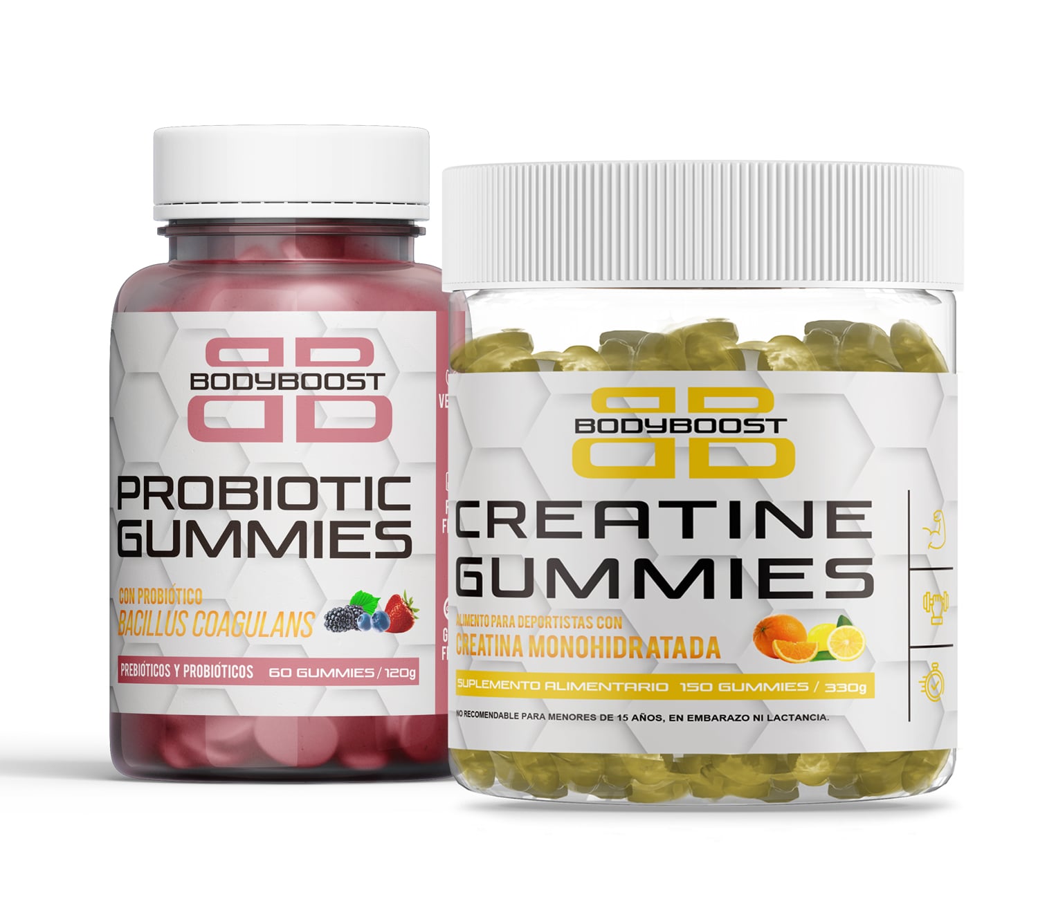 Pack Creatina Limón Naranja + Probióticos