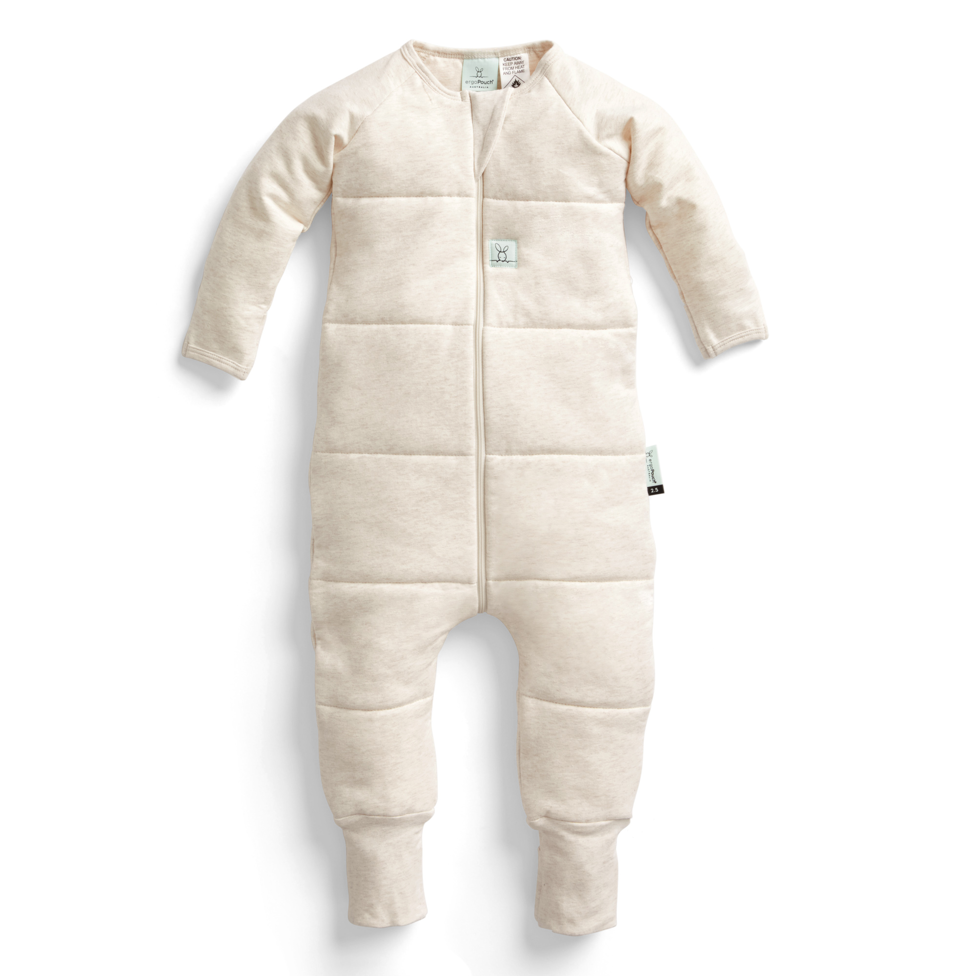 Sleep Onesies TOG: 3.5 Size: 2-3 Years Colour: Oatmeal Marle