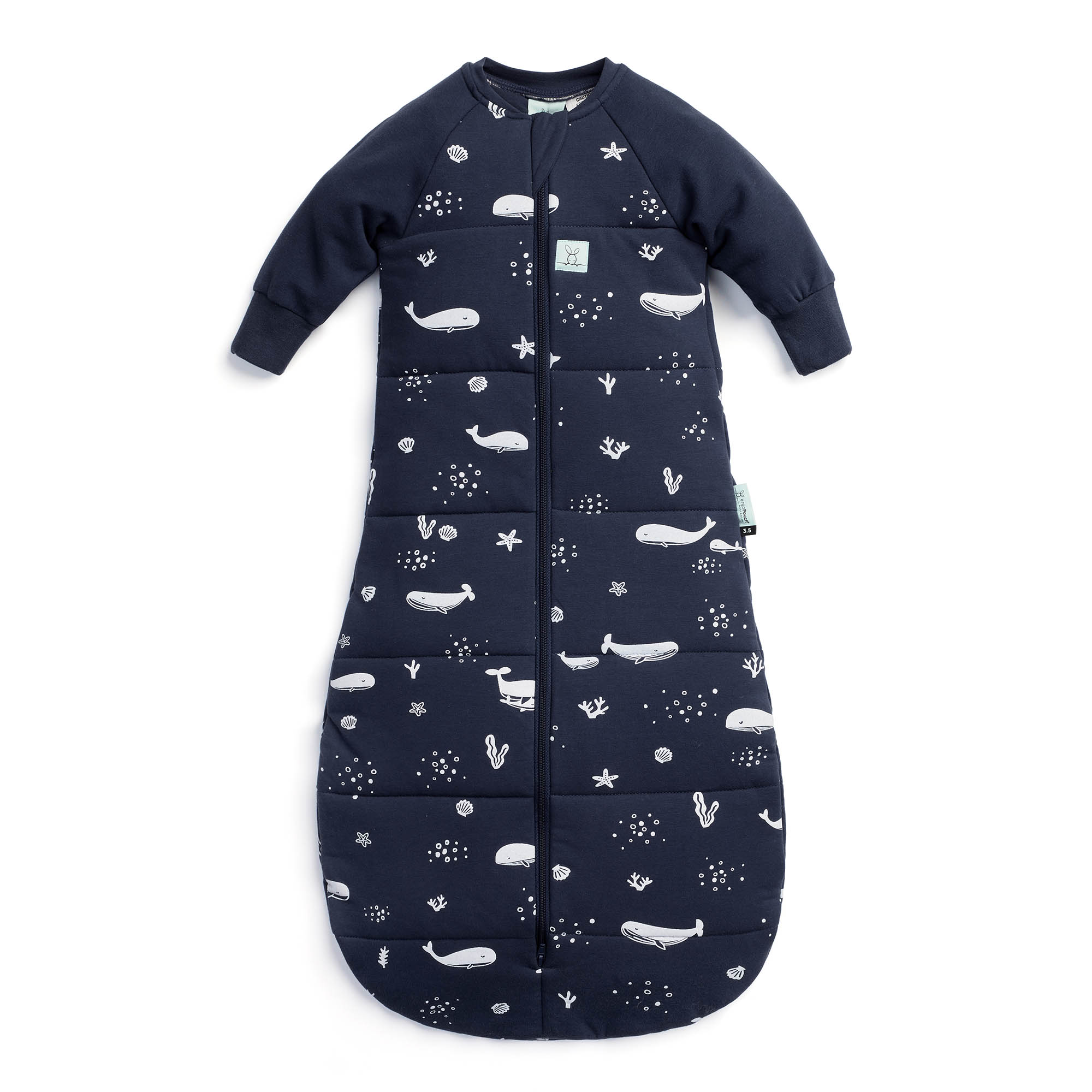 Jersey Sleeping Bag TOG: 3.5 Size: 3-12 Months Colour: Whales