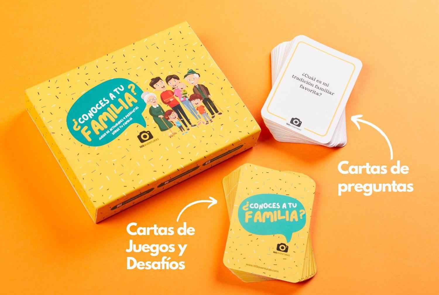 ¿Conoces a tu Familia? Juego de Cartas Familiar