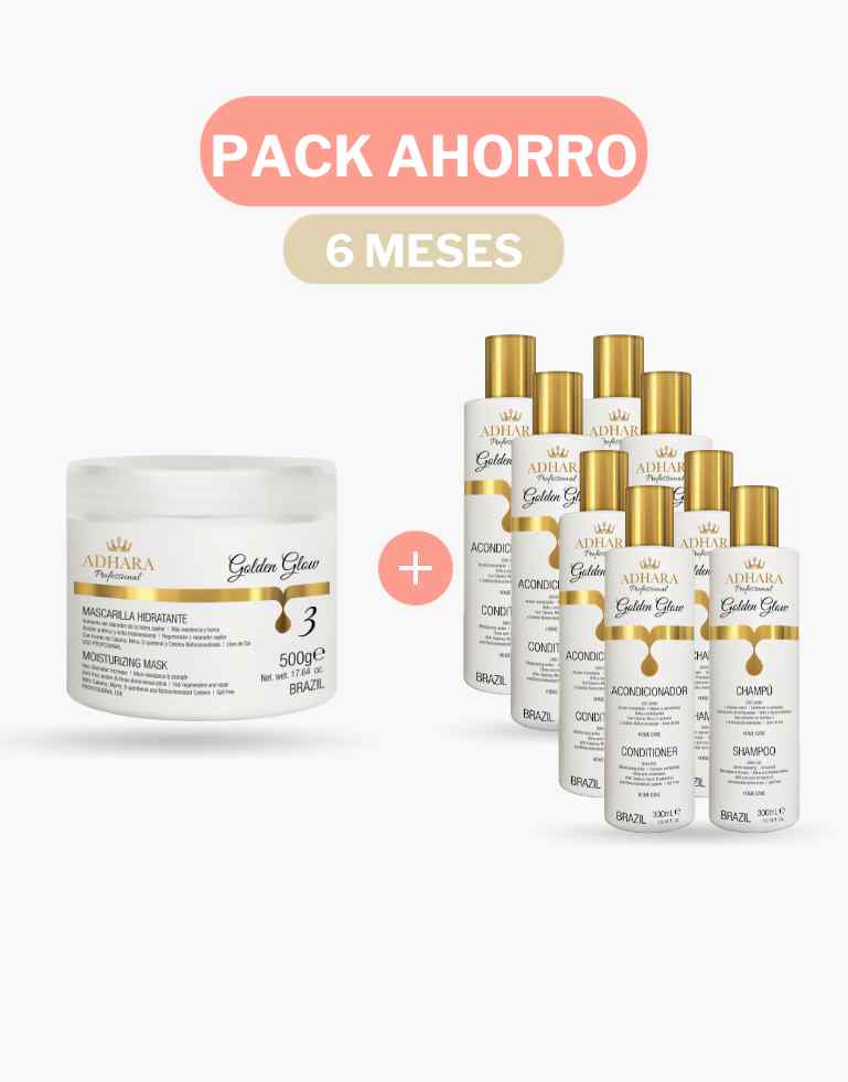 Pack Ahorro Chao Frizz, Hidratación, con Extra Brillo y Sedosidad (6 Meses)