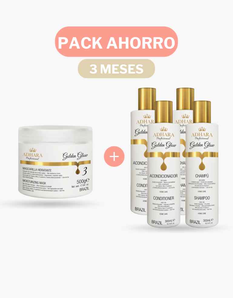 Pack Ahorro Chao Frizz, Hidratación, con Extra Brillo y Sedosidad (3 Meses)