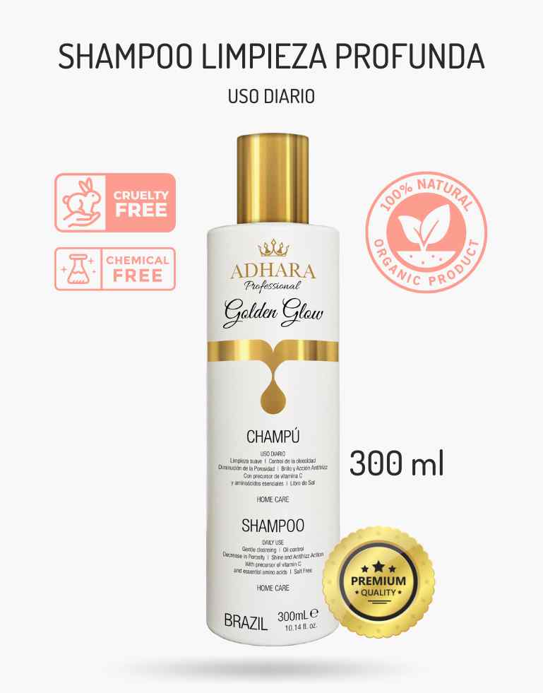 Kit Shampoo + Acondicionador Golden Glow 300 ML