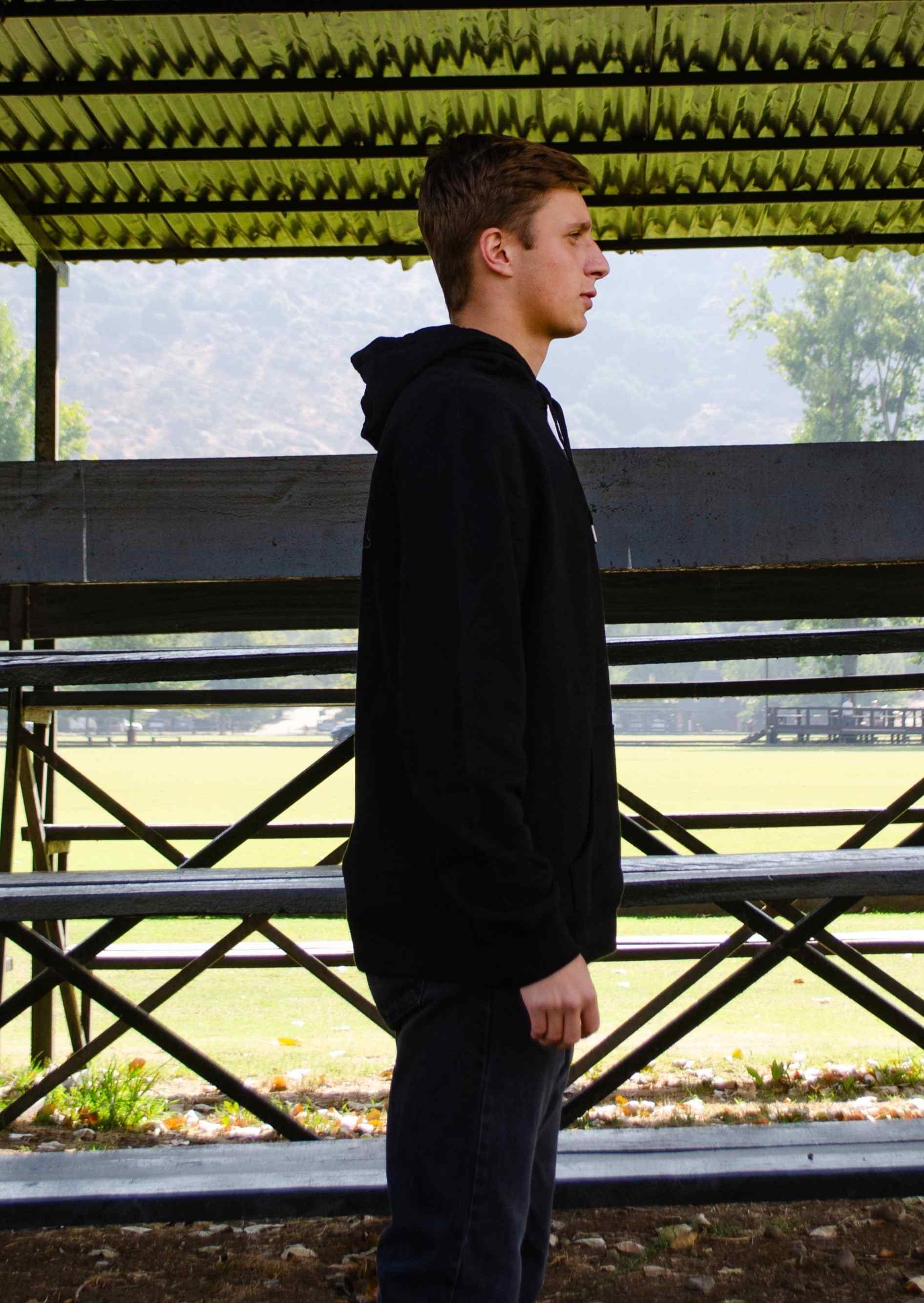 Polerón BLACK HOODIE M