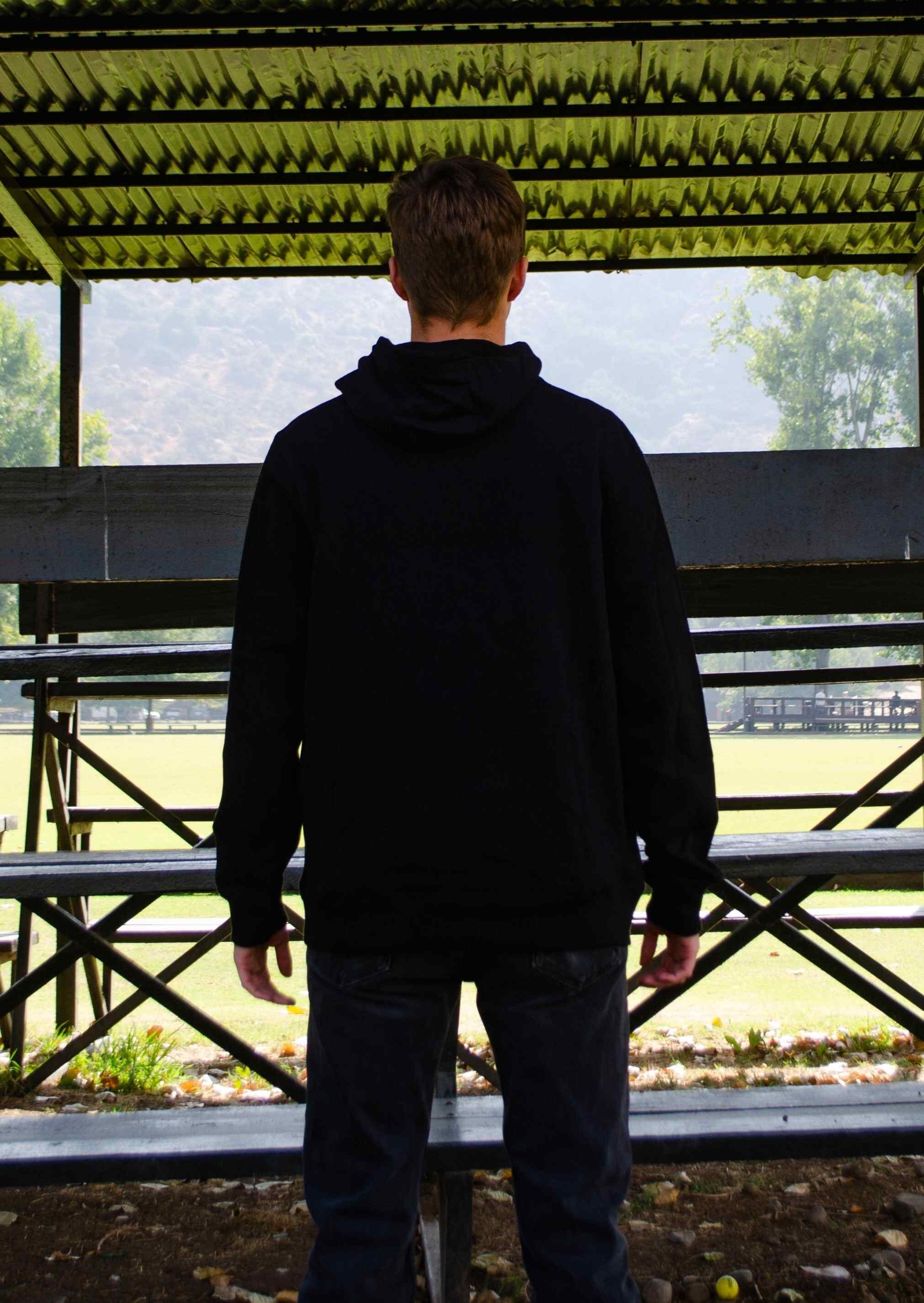 Polerón BLACK HOODIE M