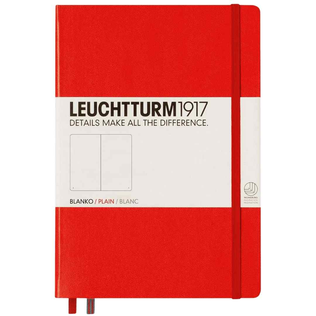 Libreta Leuchtturm Mediana Tapa Dura Croquis Roja