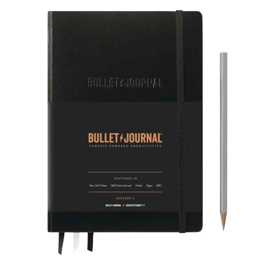 Libreta Mediana Bullet Journal Negra