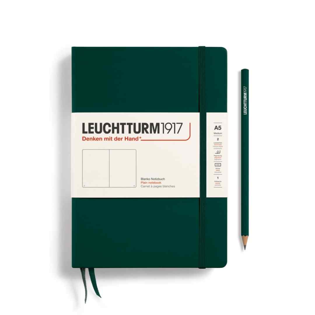 Libreta Leuchtturm Mediana Tapa Dura Croquis - Forest Green