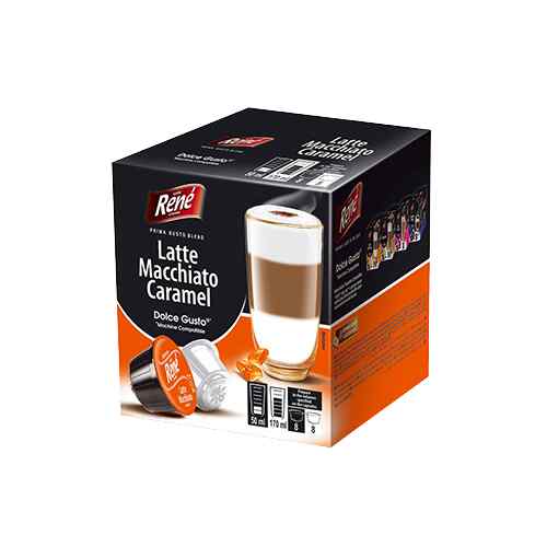 René Caramel Latte Macchiato para Dolce Gusto