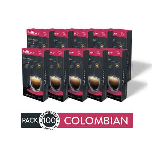 Pack 100 Cápsulas de Café Caffesso Colombian