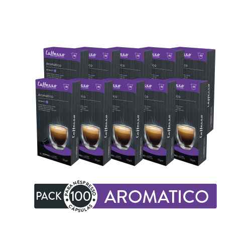 Pack 100 Cápsulas de Café Caffesso Aromatico