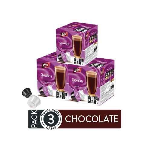 Pack 3 Cajas Rene DG Chocolate