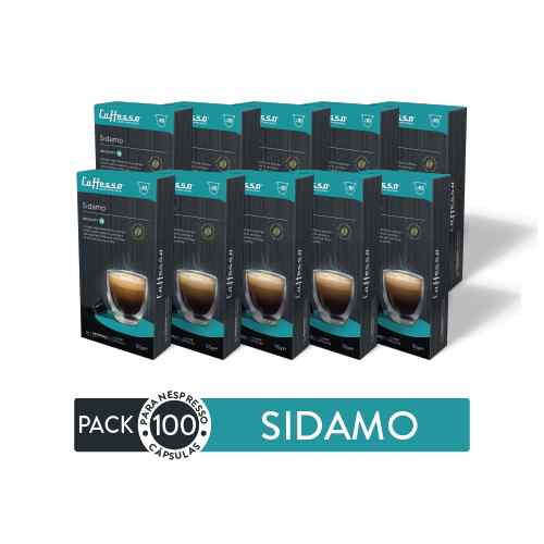 Pack 100 Cápsulas de Café Caffesso Sidamo Etiopía