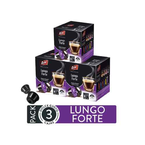 Pack 3 Cajas Rene DG Lungo Forte