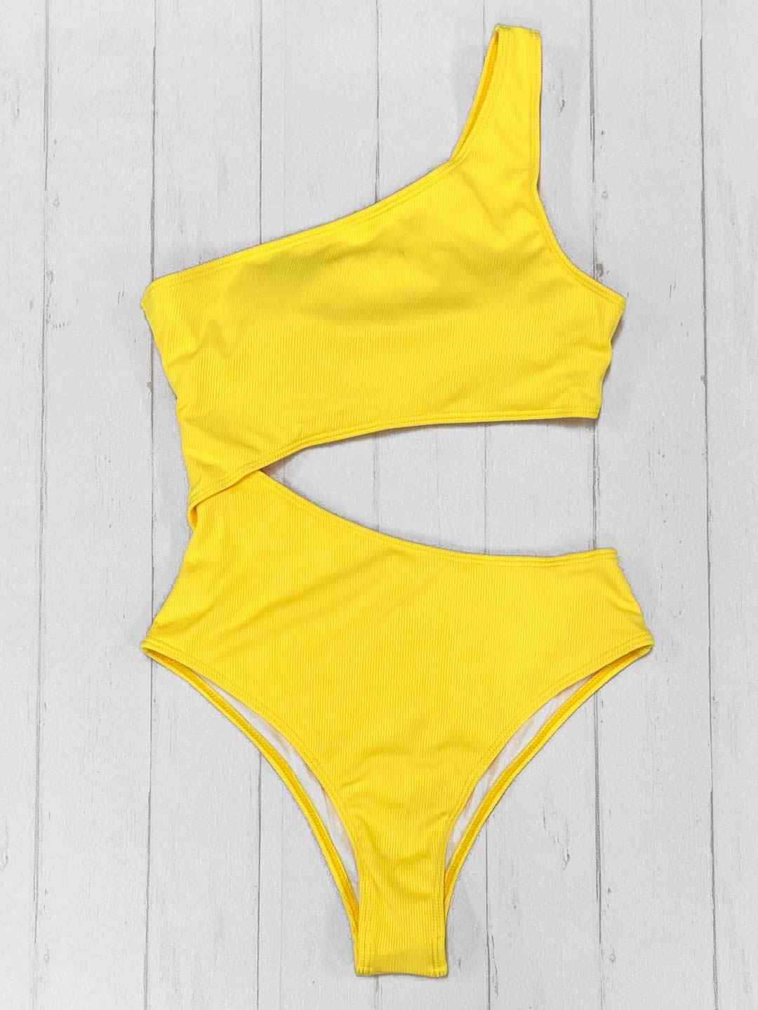 Trikini One Shoulder Yellow - S