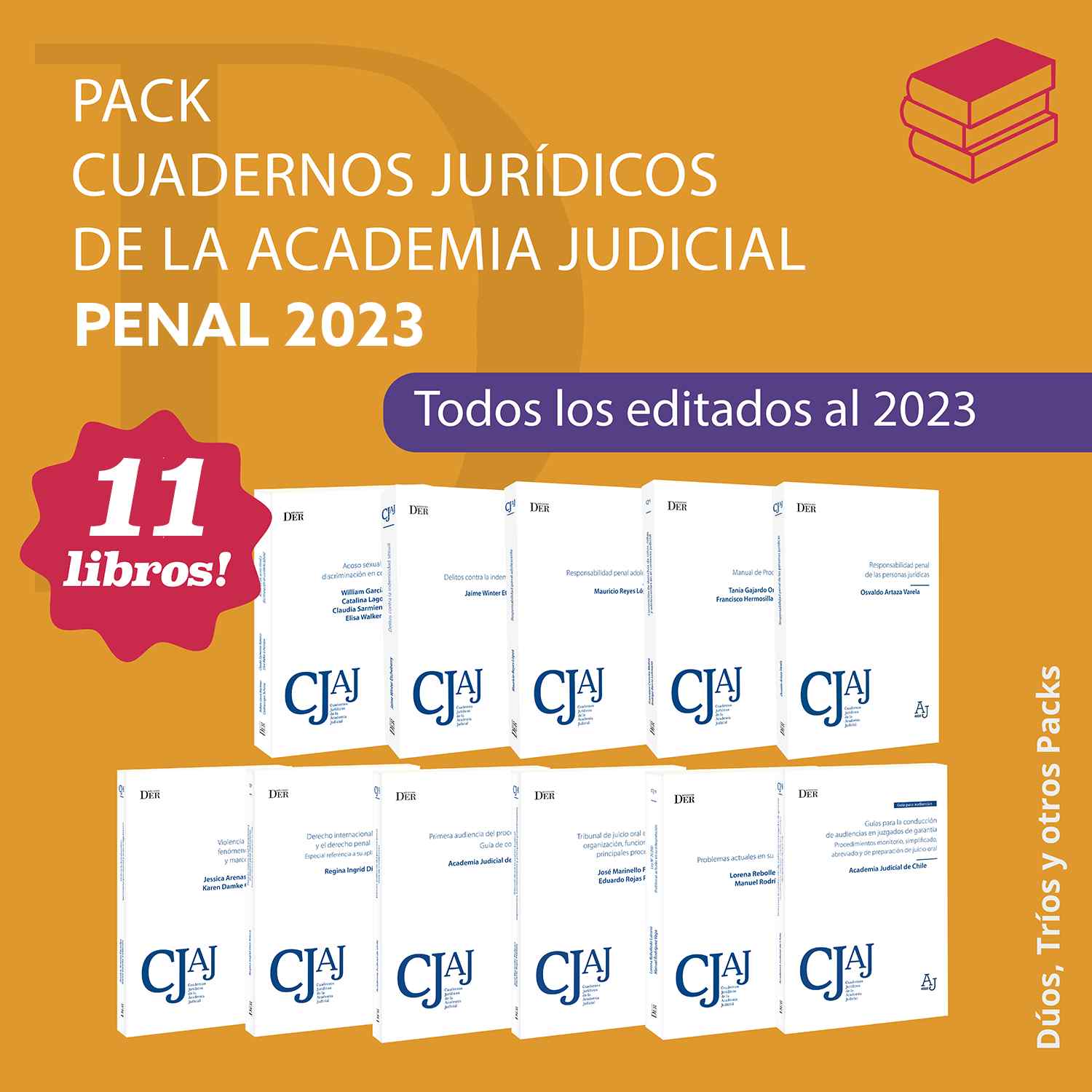 PACK CJAJ PENAL 2023  (TODOS LOS EDITADOS AL 2023)