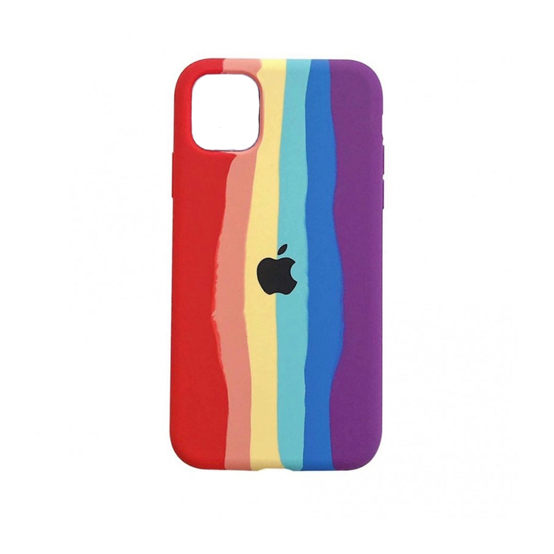 CARCASA SILICONA APPLE ALT IPHONE 12 PRO ARCOIRIS