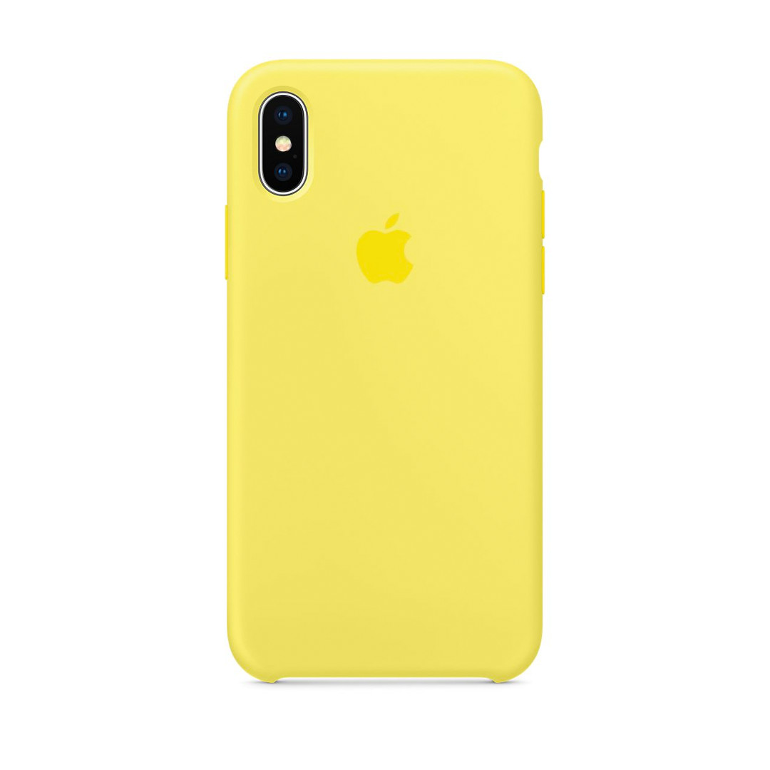 CARCASA IPHONE X XS AMARILLO FLUOR