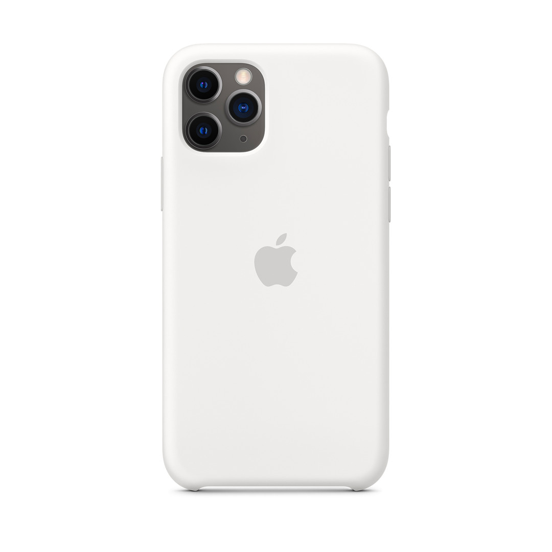 Carcasa silicona iphone 11 pro max Blanco