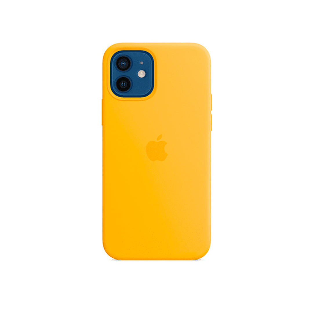 CARCASA SILICONA APPLE ALT IPHONE 12 AMARILLO