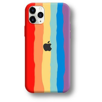 Carcasa silicona iphone 11 Arcoiris