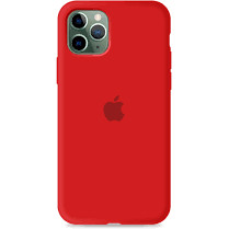 Carcasa silicona iphone 12 pro max Rojo