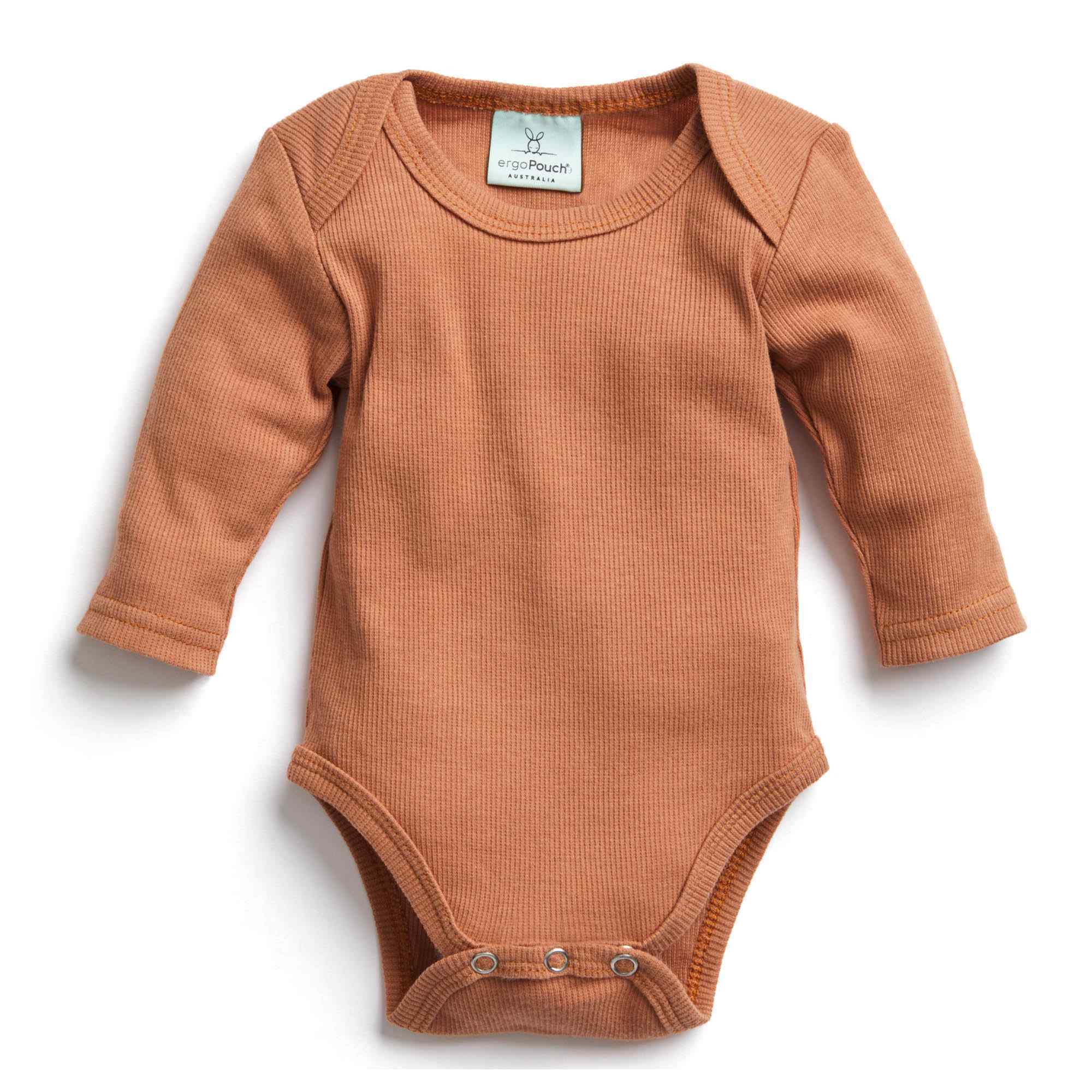 Bodysuit Long Sleeve TOG: 0.2 Size: 3-6 Months  Colour: Chestnut