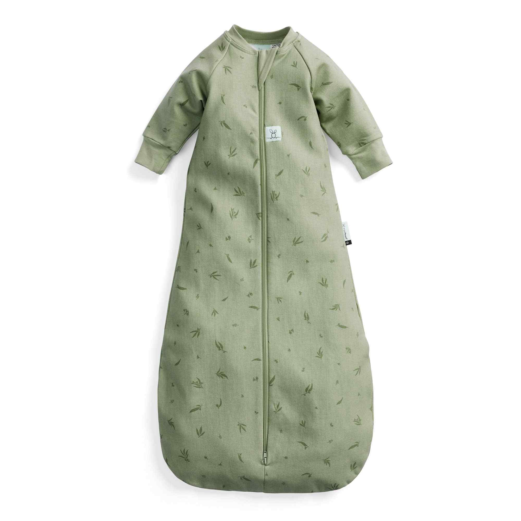 Jersey Sleeping Bag  with Sleeves TOG: 1.0 Size: 3-12 Months Colour: Willow