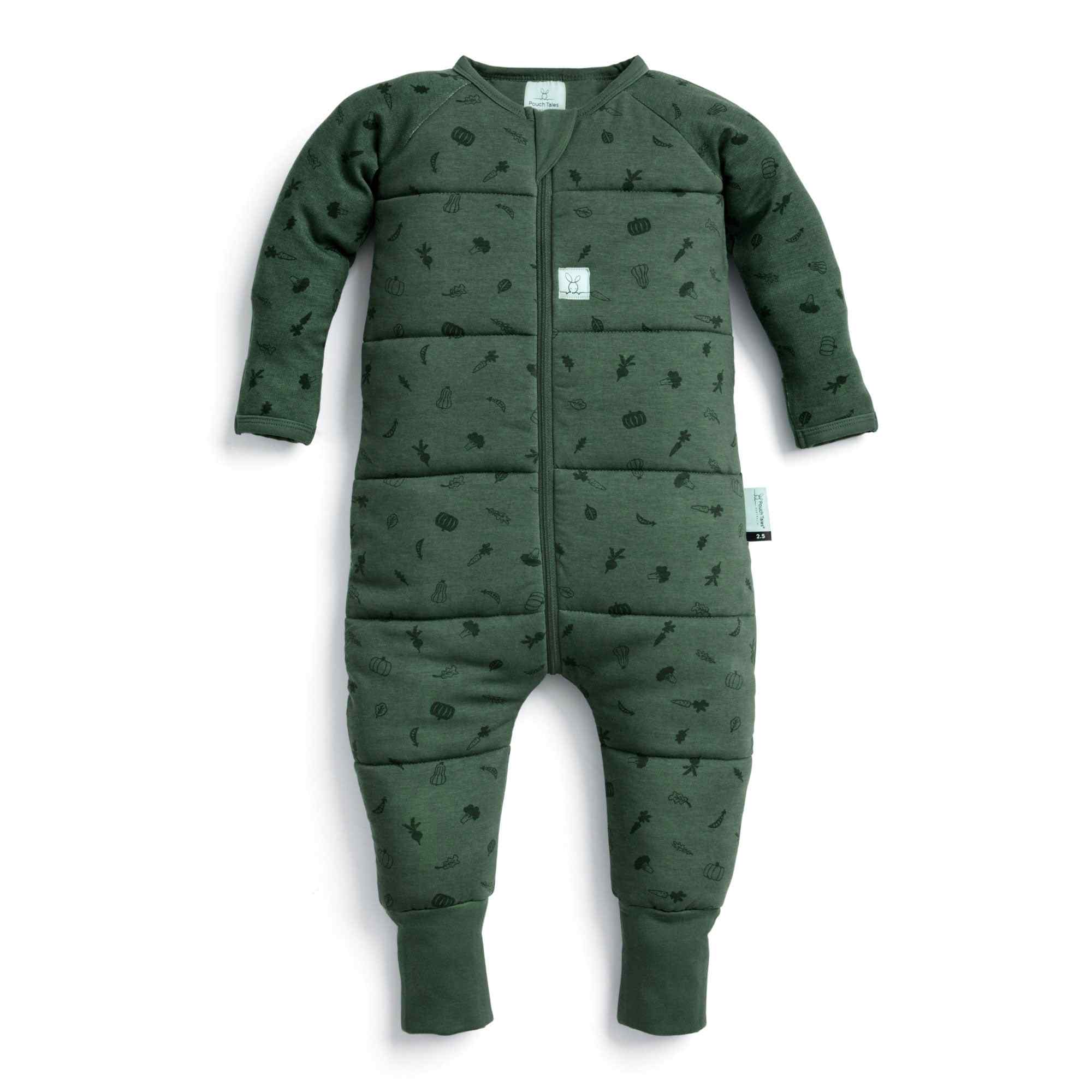 Sleep Onesies TOG: 2.5 Size: 12-24 Months Colour: Veggie Patch