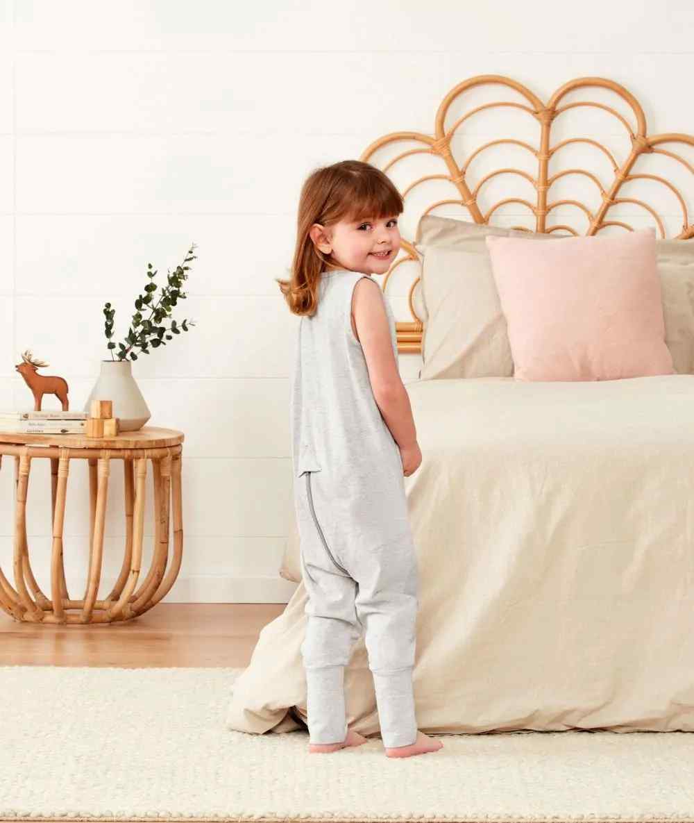 Sleep Onesies TOG: 0.2 Size: 4-5 Years Colour: Grey Marle